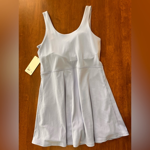 Yogalicious Nudetech Double Tee Tennis Dress Light Blue. Size L. NWT - Picture 3 of 7